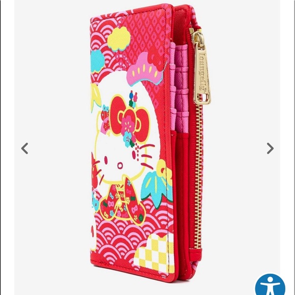 NWT hello kitty loungefly bifold wallet - Picture 3 of 8